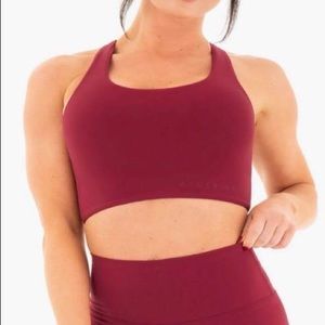 Ryderwear NKD bra berry red size large
